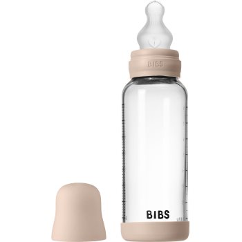 BIBS Baby Glass Bottle Silicone biberon anticolici cu suzetă din silicon - imagine 3